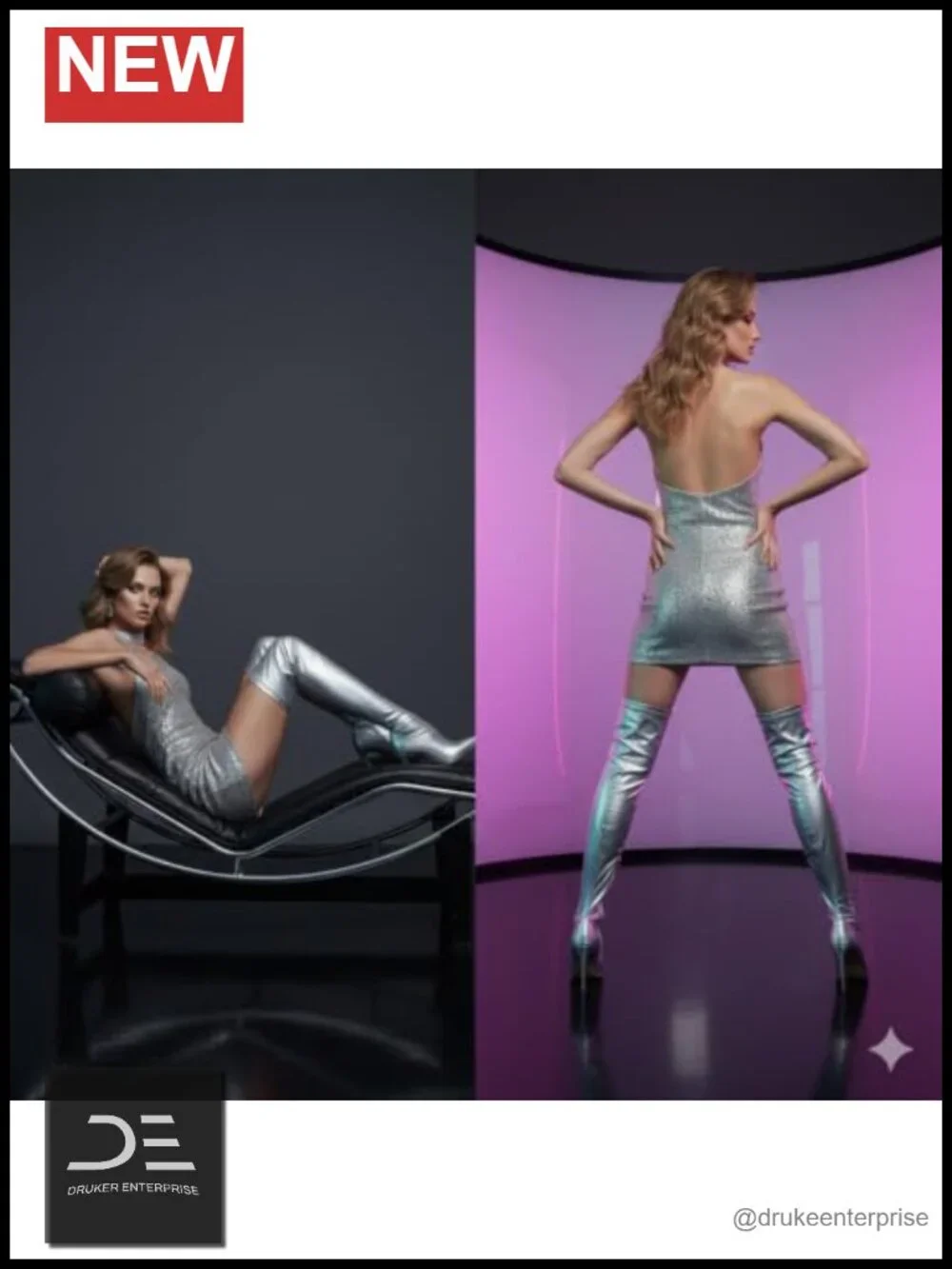 Thigh High Boots Pointy Toe Stiletto Over The Knee Heels 9.5CM